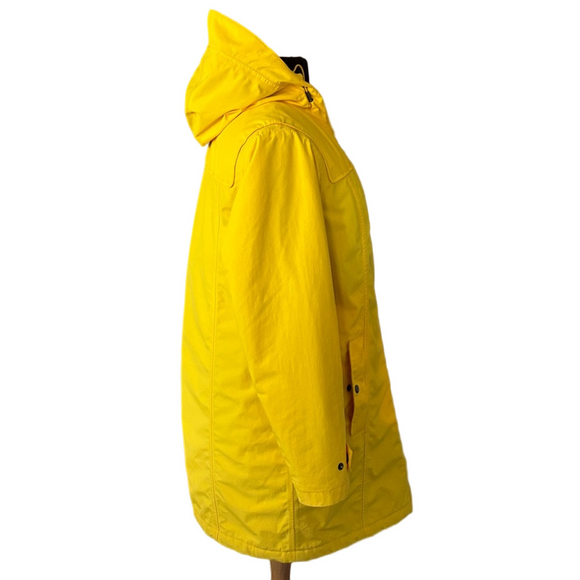 Lands' End Woman’s Classic Squall Duffle Coat in Atlas Yellow size XL - Picture 5 of 15
